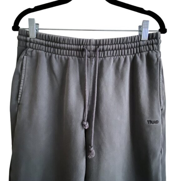 TNA cozy fleece, gray sweatpants S - Picture 2 of 7